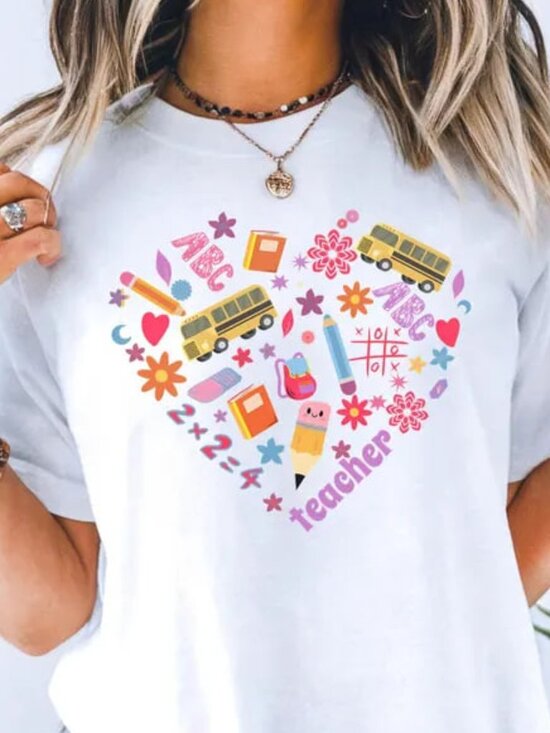 Tops - First Day Of School Shirt, Back To School Tee, Teacher Shirt Gift